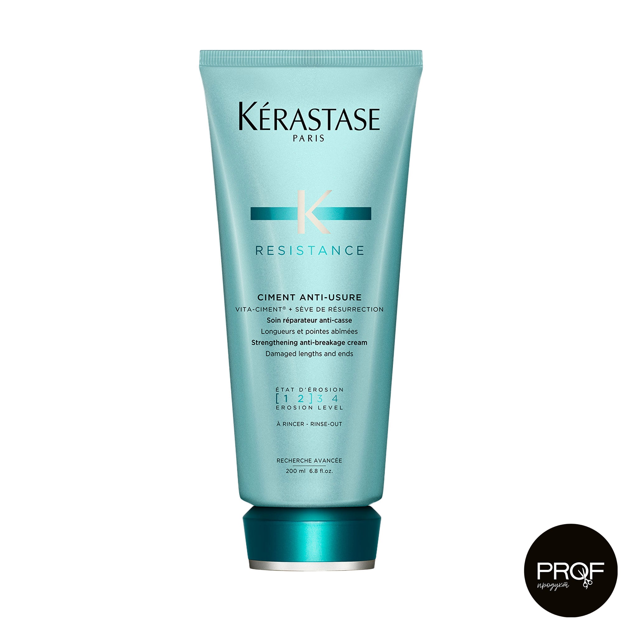 Зміцнювальний крем Kerastase Resistance Force Architecte Ciment Anti-Usure для ламкого, пошкодженого волосся і посічених кінчиків, 200 мл